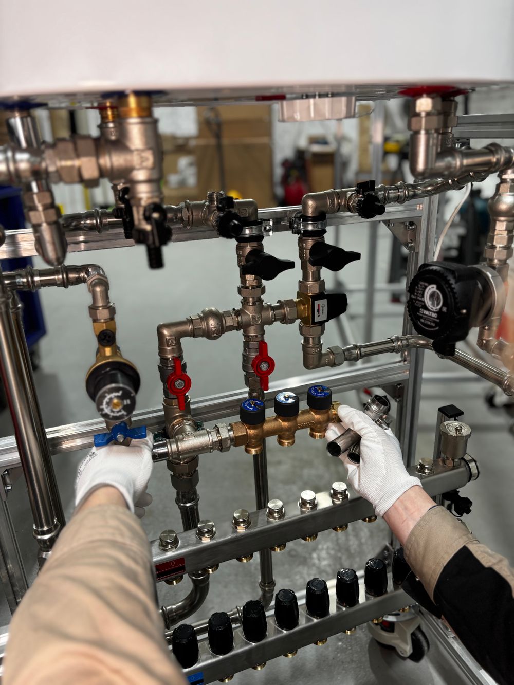 Chaufferie industrielle au gaz